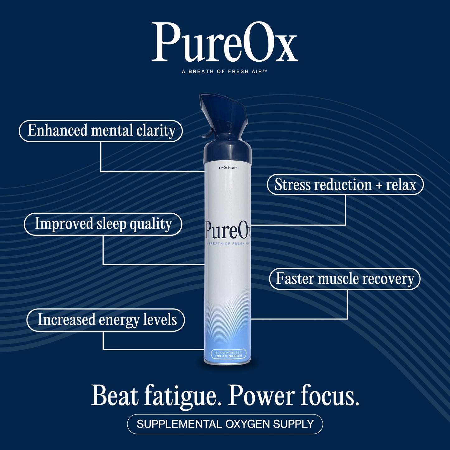 PureOx Oxygen Canister (15L)