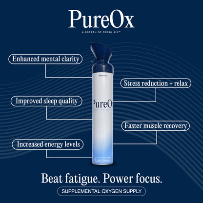 PureOx Oxygen Canisters (Pack of 3)