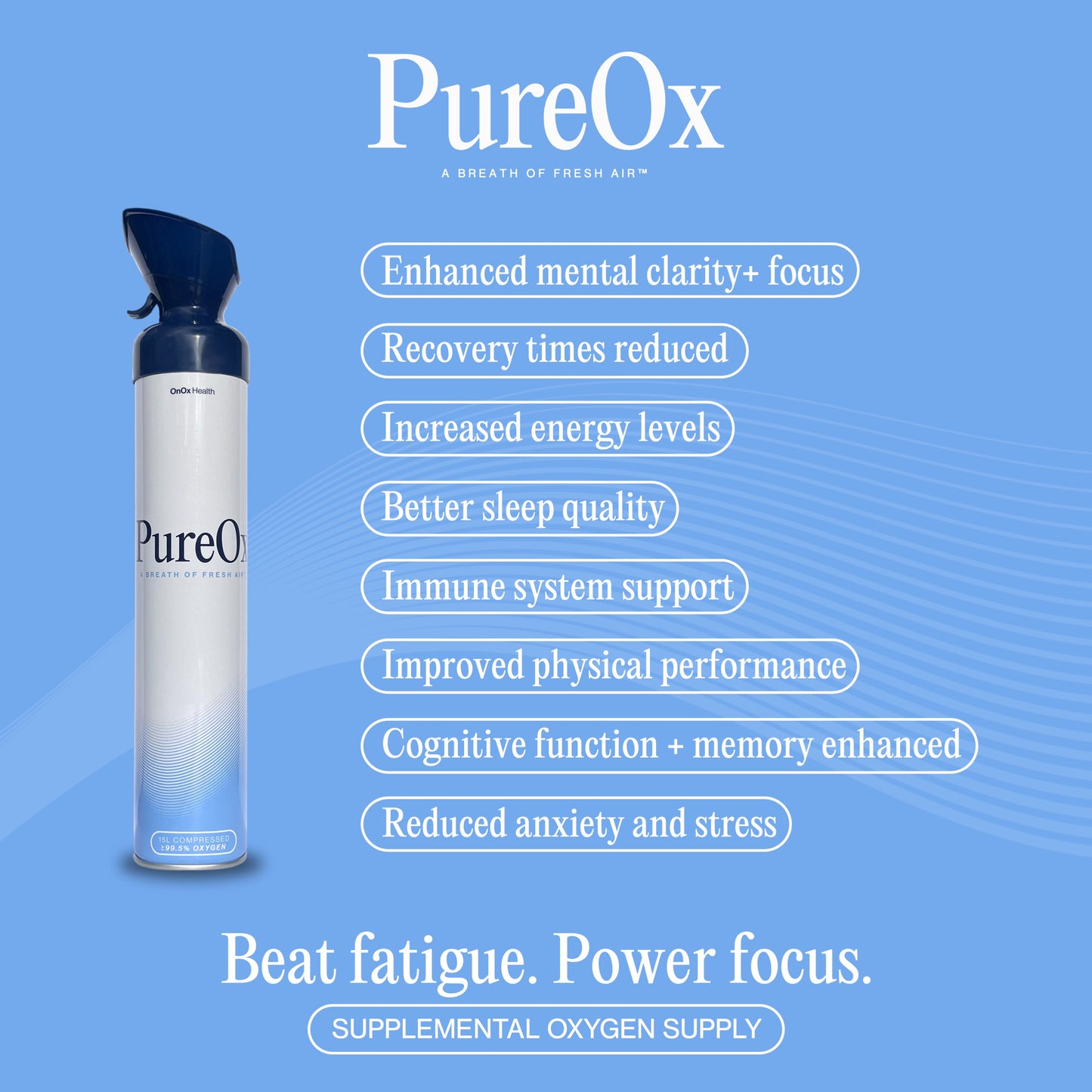 PureOx Oxygen Canister (15L)